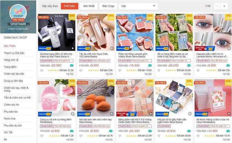 Lưu ý khi mua mỹ phẩm nội địa Trung trên Shopee